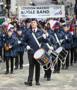 Boy's and Girls' Brigades London Massed Bugle Band