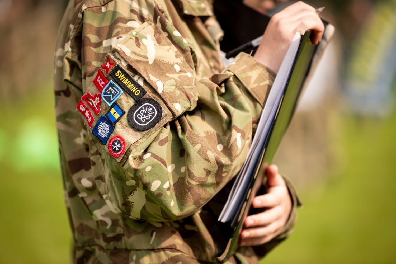 Army Cadet Force in action