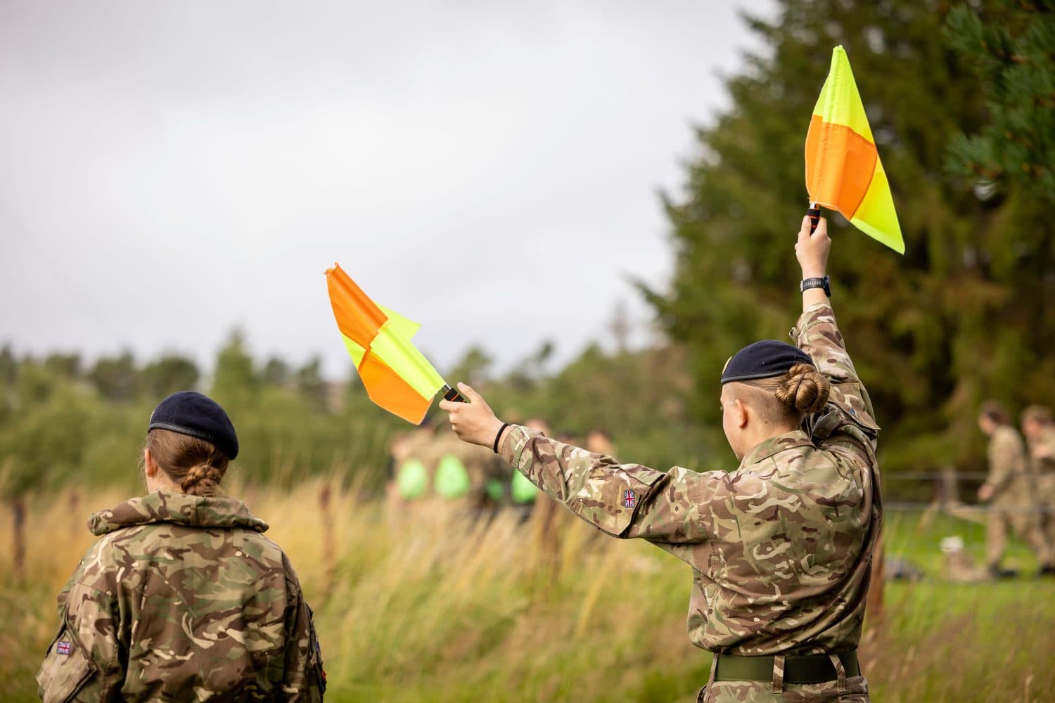 Combined Cadet Force in action