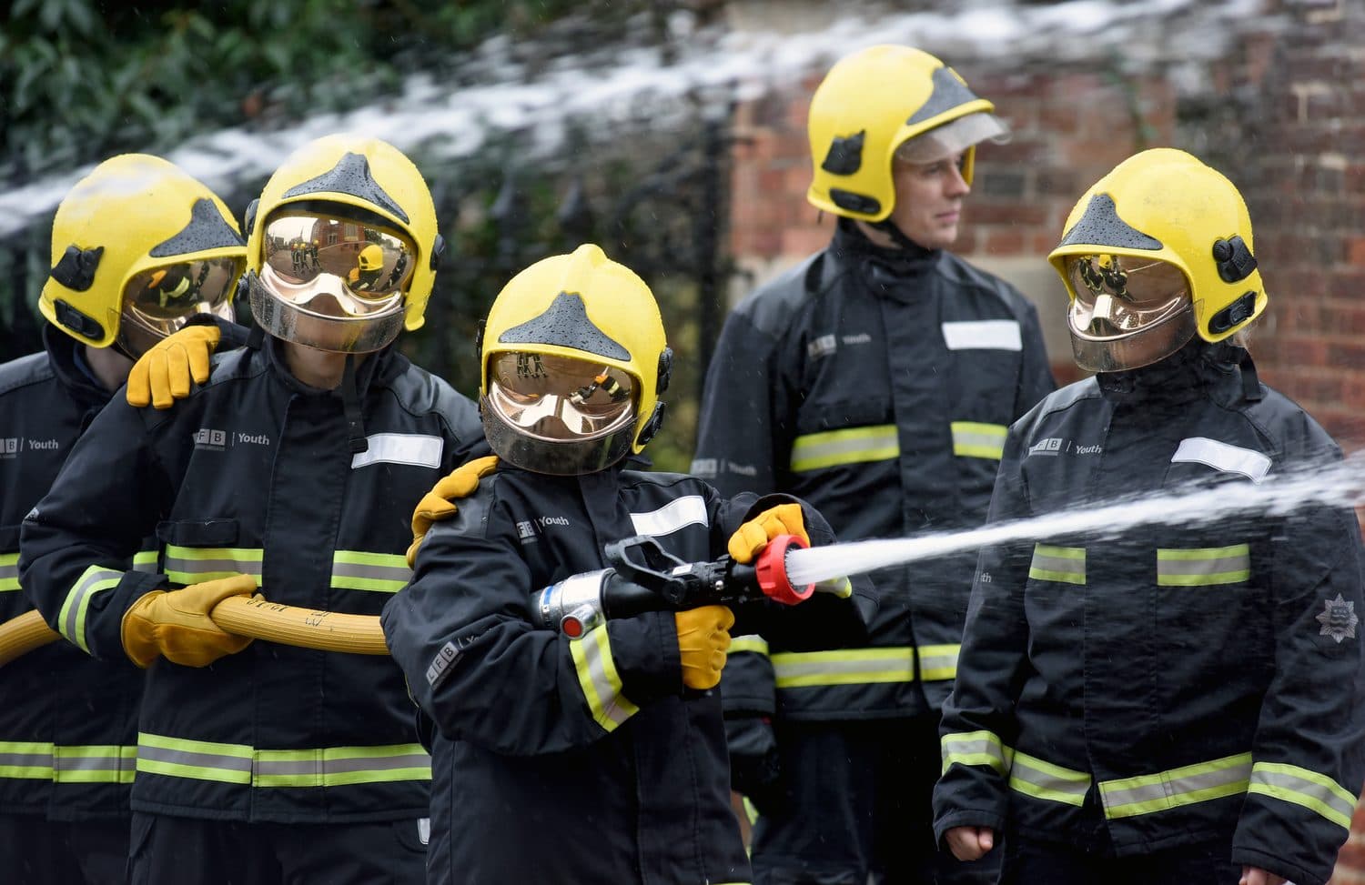 Fire Cadets in action
