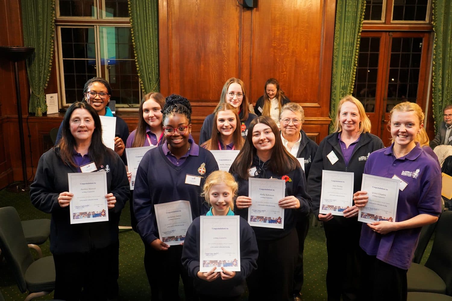 Girls' Brigade in action