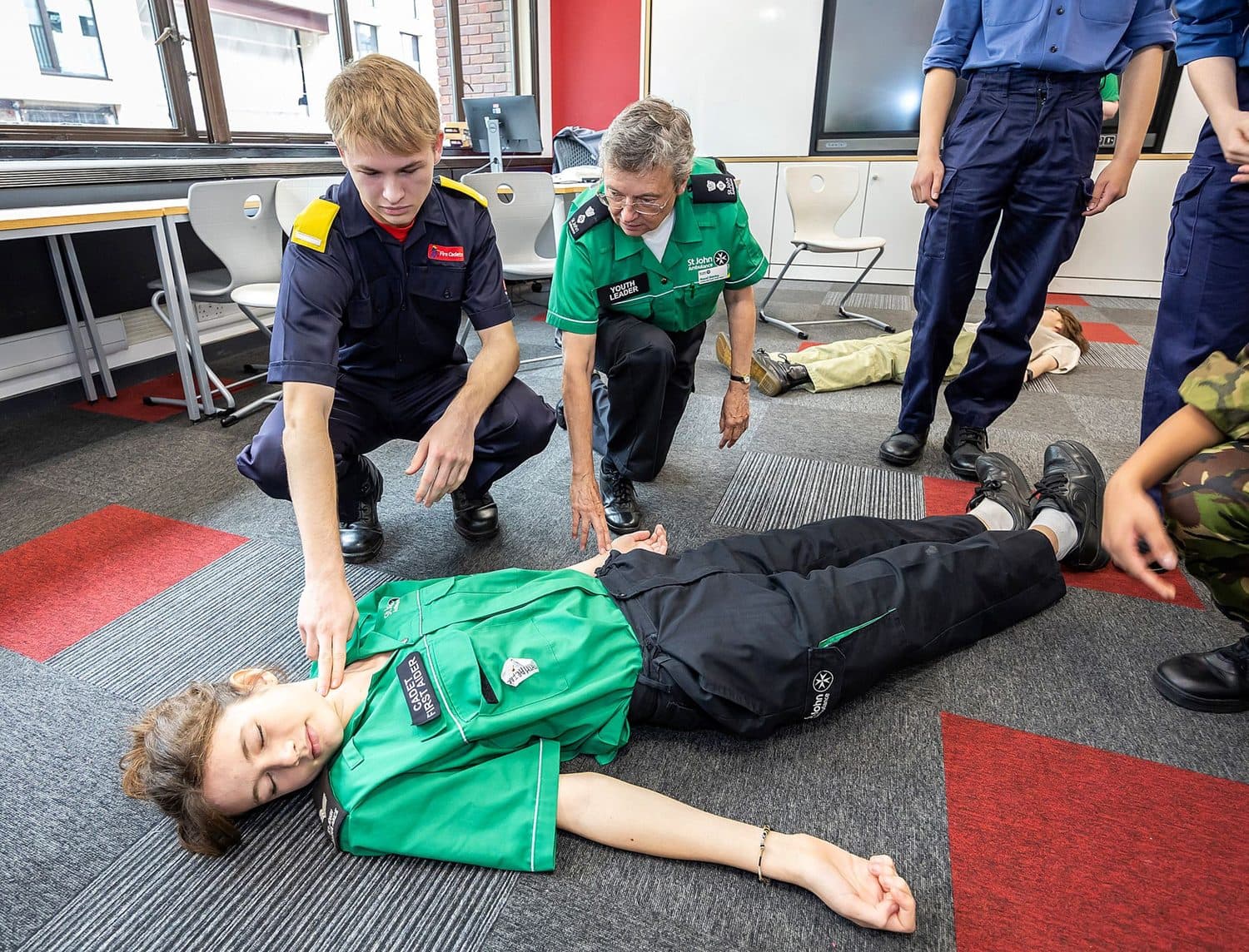 St John Ambulance in action