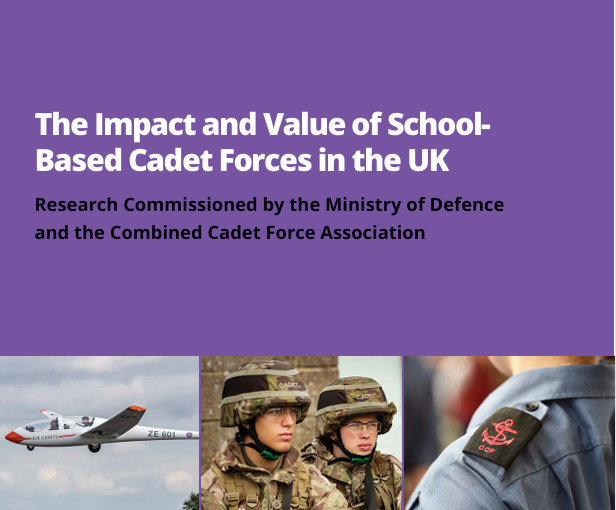 University of Northampton report; The Impact and Value of School-based Cadet Forces in the UK; cadets benefits